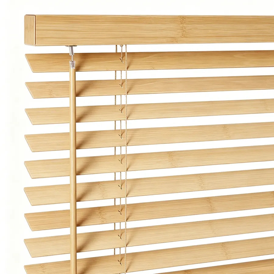 Natural Bamboo B1004 supplied slats and wand close-up