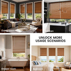 Privacy Horizontal Mini Blinds with L-Shaped Blades for Home