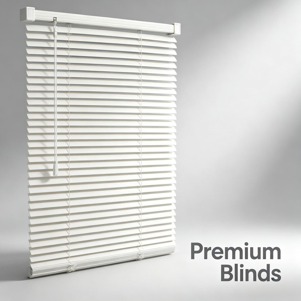 White PVC Mini Blinds