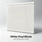 White PVC Mini Blinds