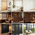 Cordless Faux Wood Blinds