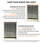 Black Vinyl Mini Blinds, Cordless Design for Home Windows