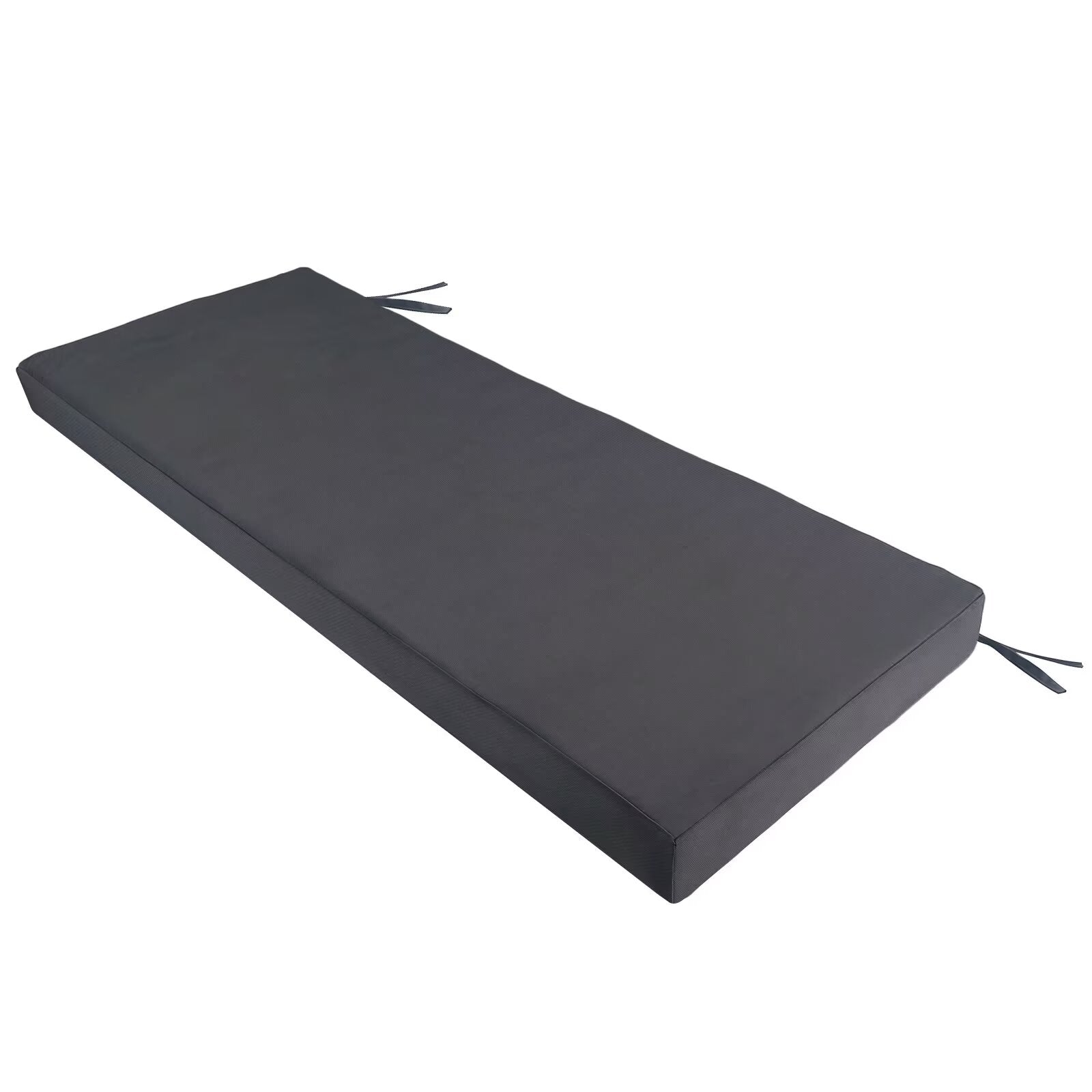 Outdoor Bench Cushion Waterproof - Fade Resistant Patio Furniture Cushions with Ties - Non-Slip Bench Pad Cushion with Removable Cover for Garden Swing Porch Sofa Settee