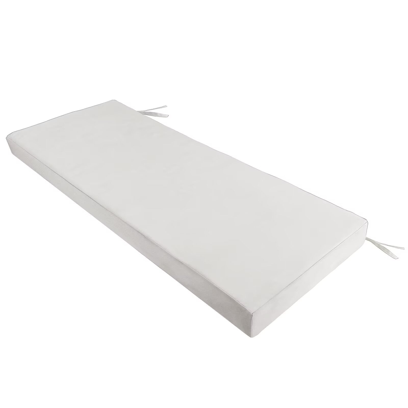 Outdoor Bench Cushion Waterproof - Fade Resistant Patio Furniture Cushions with Ties - Non-Slip Bench Pad Cushion with Removable Cover for Garden Swing Porch Sofa Settee