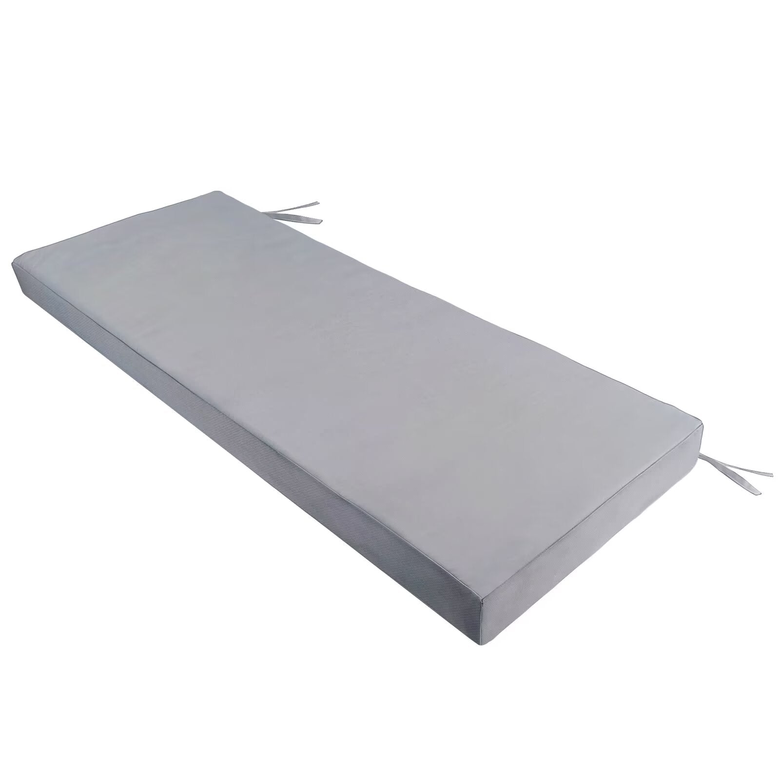 Outdoor Bench Cushion Waterproof - Fade Resistant Patio Furniture Cushions with Ties - Non-Slip Bench Pad Cushion with Removable Cover for Garden Swing Porch Sofa Settee