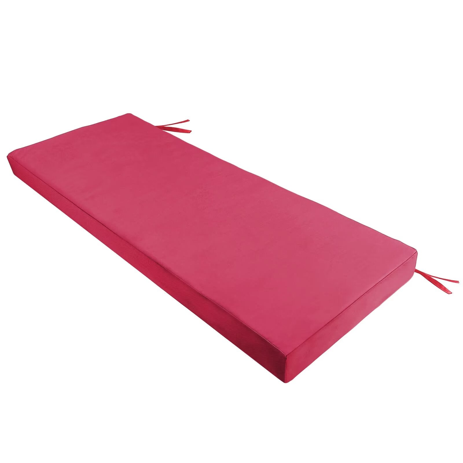 Outdoor Bench Cushion Waterproof - Fade Resistant Patio Furniture Cushions with Ties - Non-Slip Bench Pad Cushion with Removable Cover for Garden Swing Porch Sofa Settee