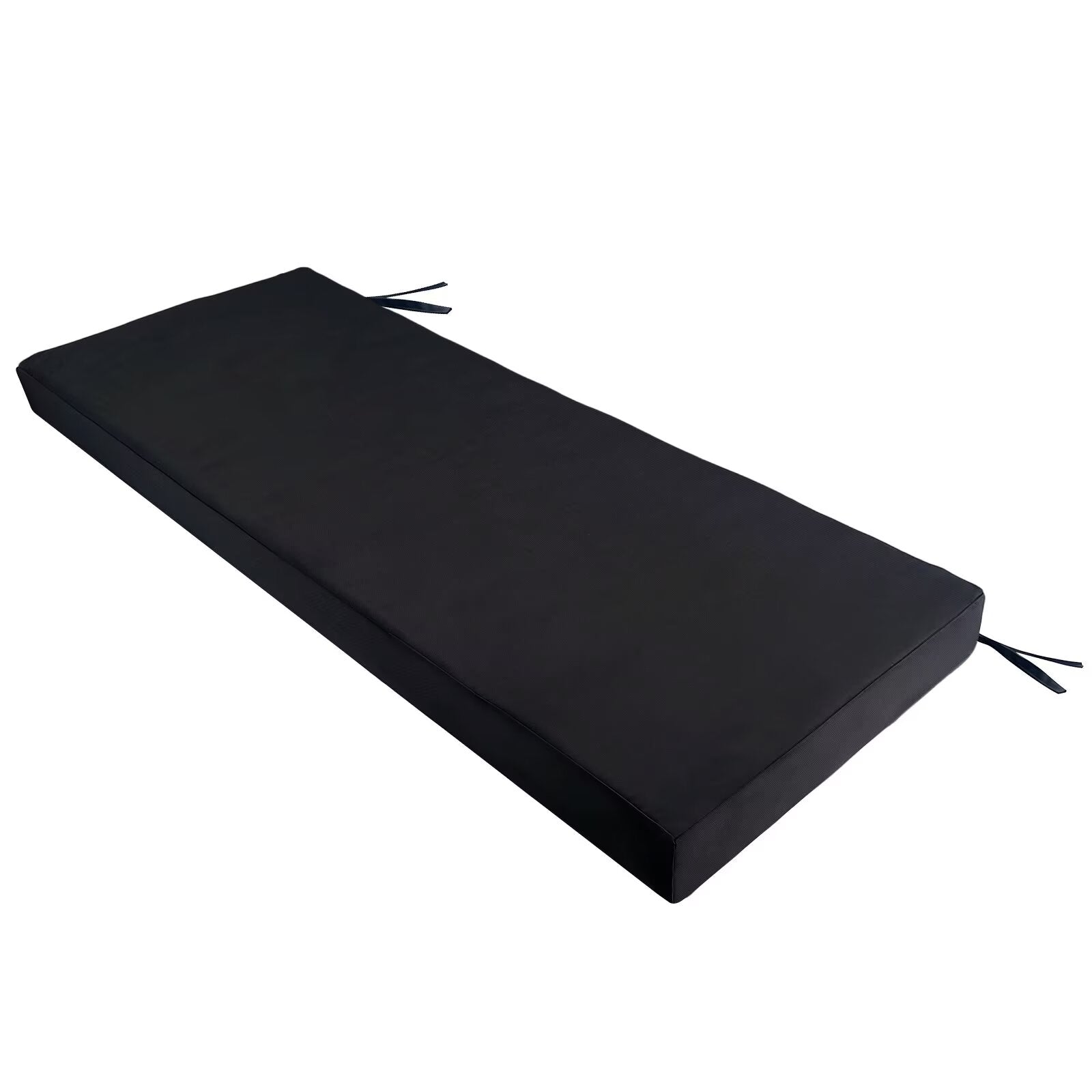 Outdoor Bench Cushion Waterproof - Fade Resistant Patio Furniture Cushions with Ties - Non-Slip Bench Pad Cushion with Removable Cover for Garden Swing Porch Sofa Settee