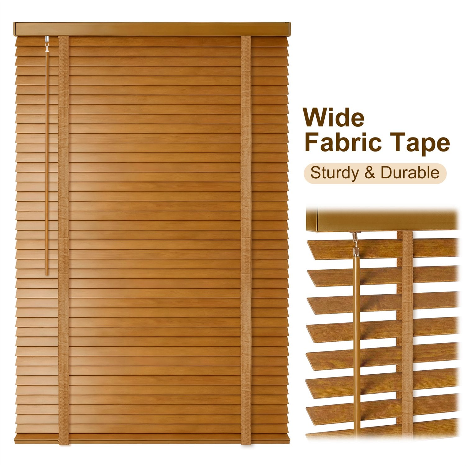 Wide fabric tape ladder style