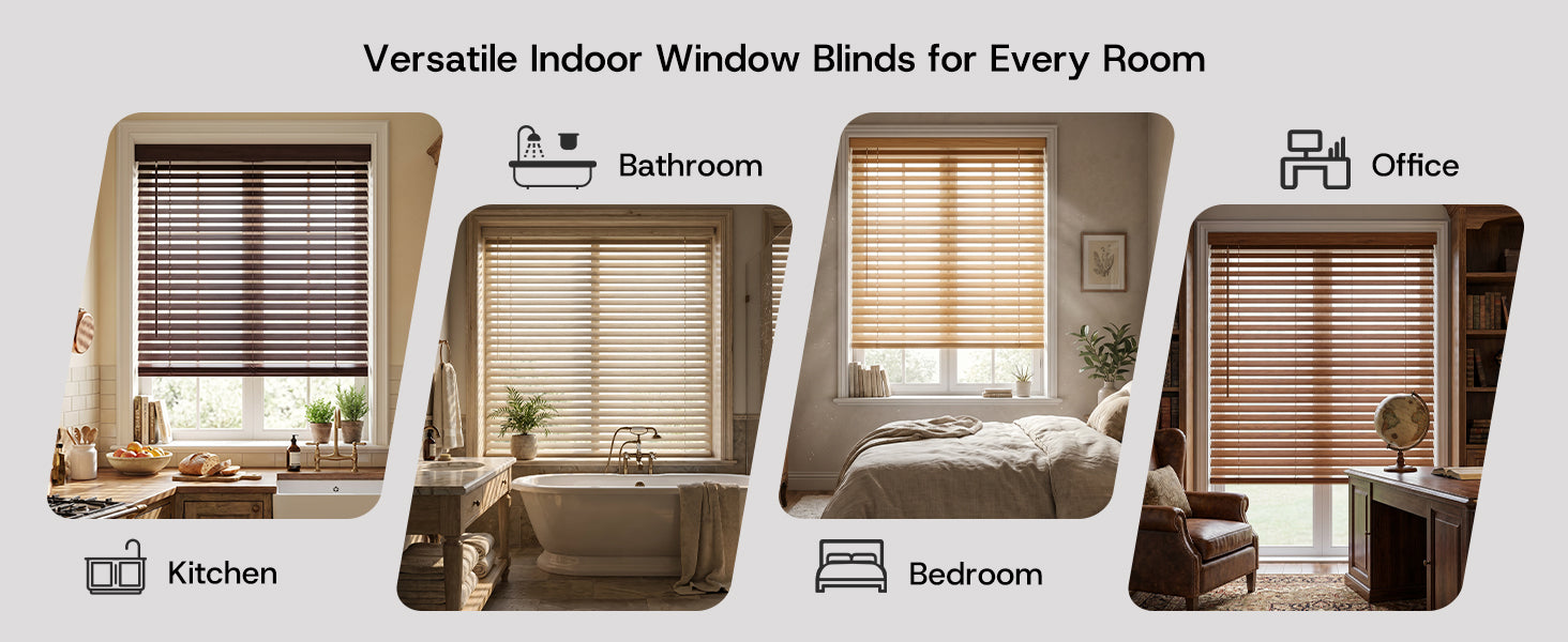 Custom faux wood blinds feature overview 7